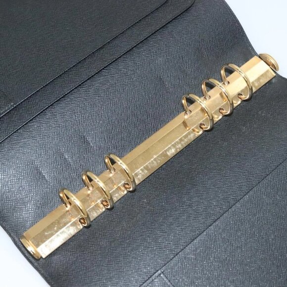 LOUIS VUITTON Epi Agenda GM Day Planner Cover Black R20212 LV Auth 130661 - Picture 8 of 16